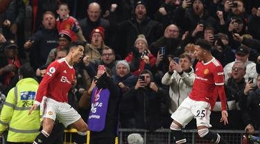 Hasil Liga Inggris: Ronaldo Bawa MU Menang Dramatis Atas Arsenal