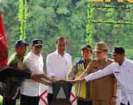 Polresta Deli Serdang Laksanakan Pengamanan Kunjungan Presiden RI Rangka Peresmian Bendungan Lau Simeme