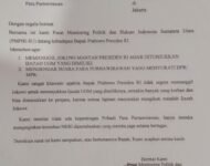 PMPHI Surati Presiden Terkait Ijazah Jokowi dan Permintaan Purnawirawan