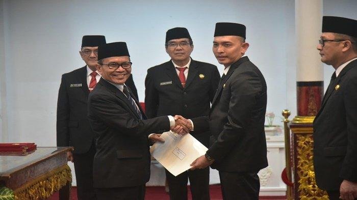 2 Pejabat Pemprov Sumsel Dilantik, Yosi Jadi Kepala BPKAD Sumsel, Dedi Harapan Jabat Karo Hukum