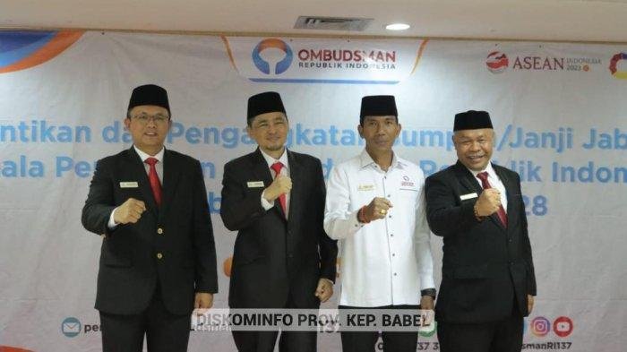 Pj Gubernur Suganda Hadiri Pelantikan dan Pengangkatan Sumpah Janji Kepala Perwakilan Ombudsman