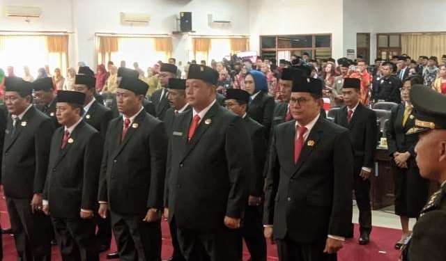 Pendiwan Marbun Dilantik Ketua DPRD Sementara Kabupaten Kediri