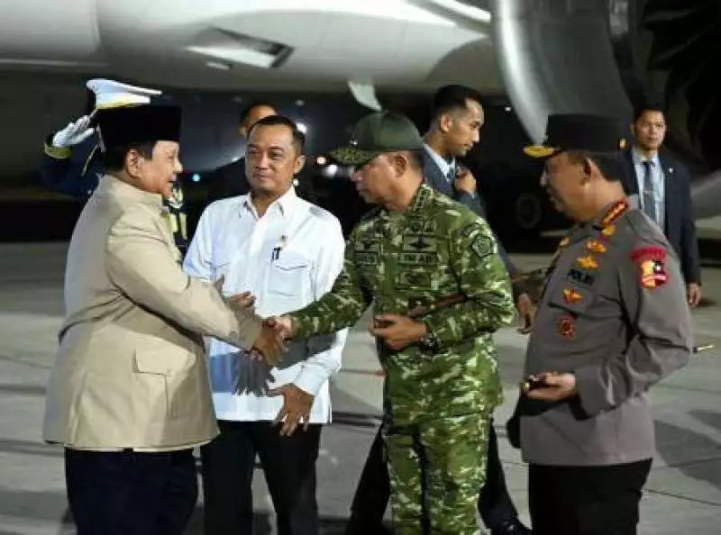 Prabowo tiba di tanah air usai kunjungi Vladivostok Rusia Prabowo tiba di tanah air usai kunjungi Vladivostok Rusia