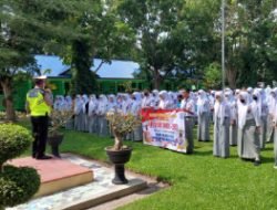 Sat Lantas Polresta Deli Serdang Giat Penyuluhan Operasi Patuh Toba 2022 Ke Sekolah