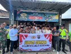 Kapolresta Deli Serdang Giat Juma’t Curhat Kepada Masyarakat