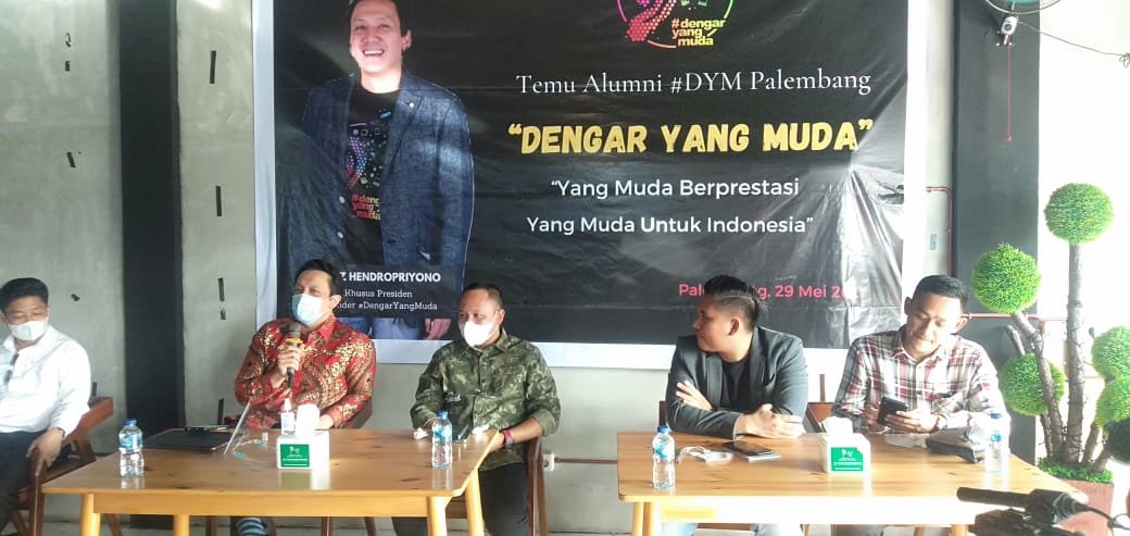Progam Acara Temu Alumni (DYM) "Dengar Yang Muda" Berpretasi"Diaz Hendropriyono (Mas Bos) Bersama PKPI Sumsel.