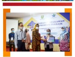 PUSTAKAWAN UNIKA MUSI CHARITAS MENJADI PUSTAKAWAN BERPRESTASI 2021 PROVINSI SUMATERA SELATAN