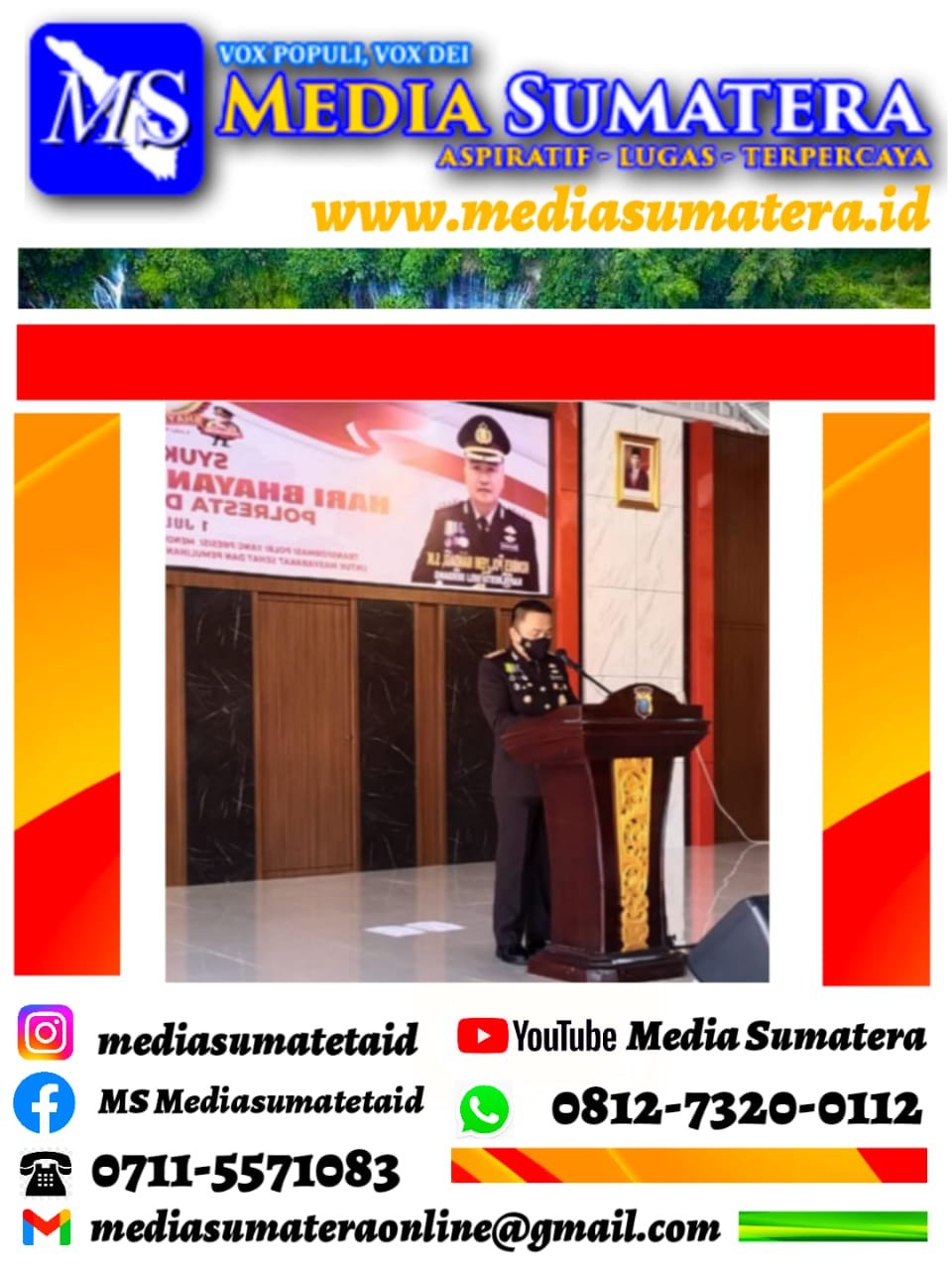 Polresta Deli Serdang Ikuti Upacara HUT Bhayangkara Ke-75 tahun 2021 Secara Virtual Polresta Deli Serdang Ikuti Upacara HUT Bhayangkara Ke-75 tahun 2021 Secara Virtual