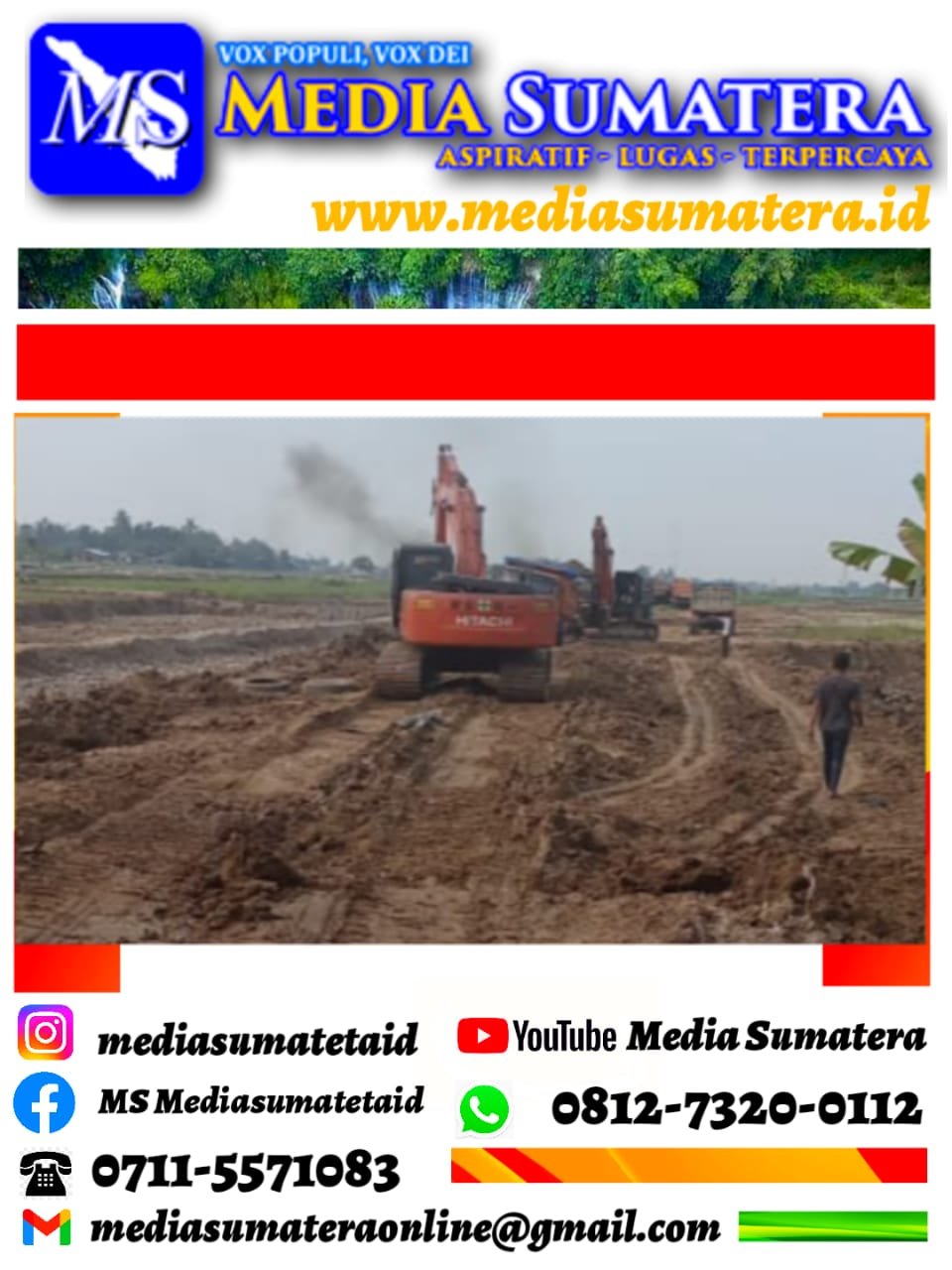 Tidak Memiliki Izin Galian C Rawa Keong, Akhirnya Dirazia Satpol PP