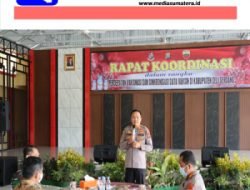 Polresta Deli Serdang Gelar Rapat koordinasi Percepatan Vaksinasi