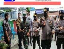Kapolda Sumut Bersama Pangdam I/BB Tinjau Vaksin Diwilayah Hukum Polresta Deli Serdang