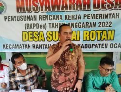 Musyawarah Desa (Musdes) Desa Sungai Rotan