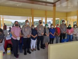 Polsek Percut Sei Tuan Giat Gebyar Vaksin Massal