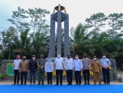 Tugu Tani Jadi Ikon Baru Kecamatan Lalan