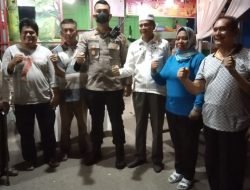 Kapolsek Percut Sei Tuan Giat Sambangi Pos Kamling