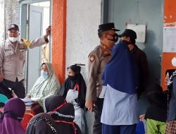 Polsek Batang Kuis Monitoring Pembagian Bantuan Langsung Tunai BBM