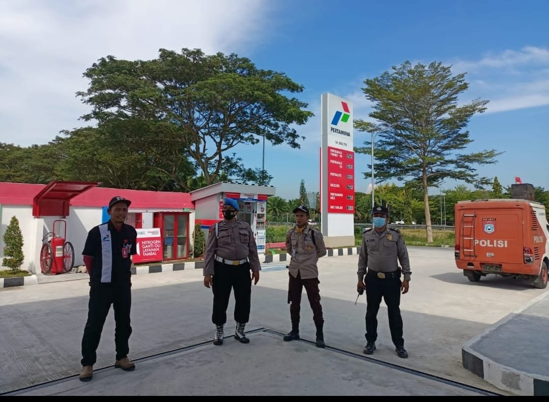 Polsek Kawasan Bandara Kuala Namu Patroli Dan Monitoring SPBU