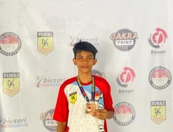 Rouin Romito Lumban Gaol Raih Juara III Kejurnas Karate Shokaido