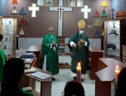 Mgr. Harun Yowono Resmikan Musium Benda Rohani di Gereja Tanjung Sakti