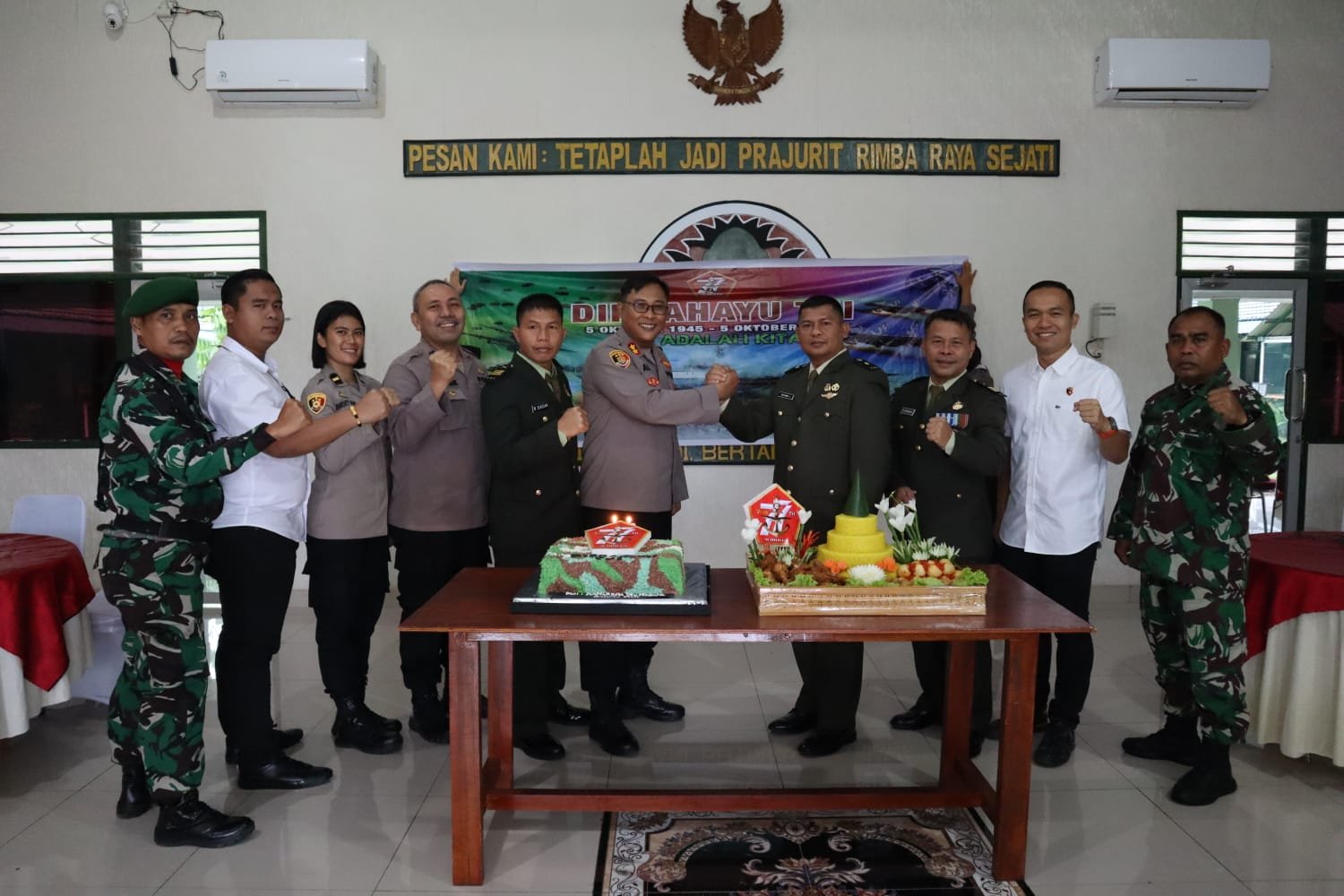 Kodim 0204/DS Dapat Kejutan Dari Polresta Deli Serdang