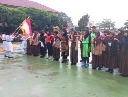 Pengukuhan Pengurus Ketua OSIS SMP Negeri 19 Kota Palembang