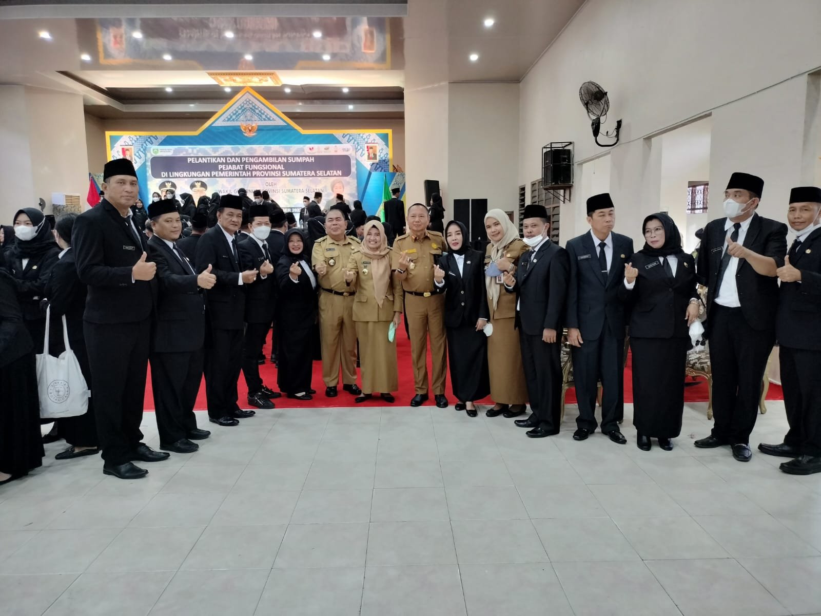 Wagub Sumsel Lantik 312 Pejabat Fungsional, Ini Pesan Yang Disampaikan