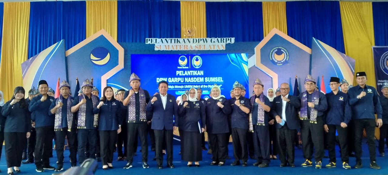 Gubernur Herman Deru, Pietra Paloh Lantik Pengurus DPW GARPU Sumsel Gubernur Herman Deru, Pietra Paloh Lantik Pengurus DPW GARPU Sumsel