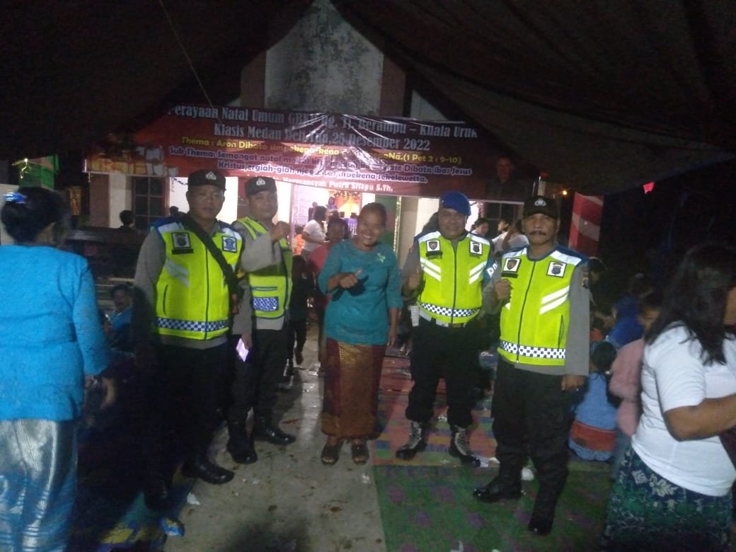 Malam Natal Wilkum Polresta Deli Serdang Berjalan Aman Dan Kondusif