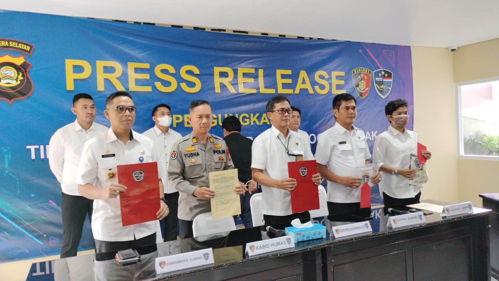 Direskrimsus Polda Sumsel subdit V Berhasil Ungkap Penyebar Konten Pornografi Anak