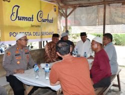 Jumat Curhat, Polresta Deli Serdang Sambangi Warga