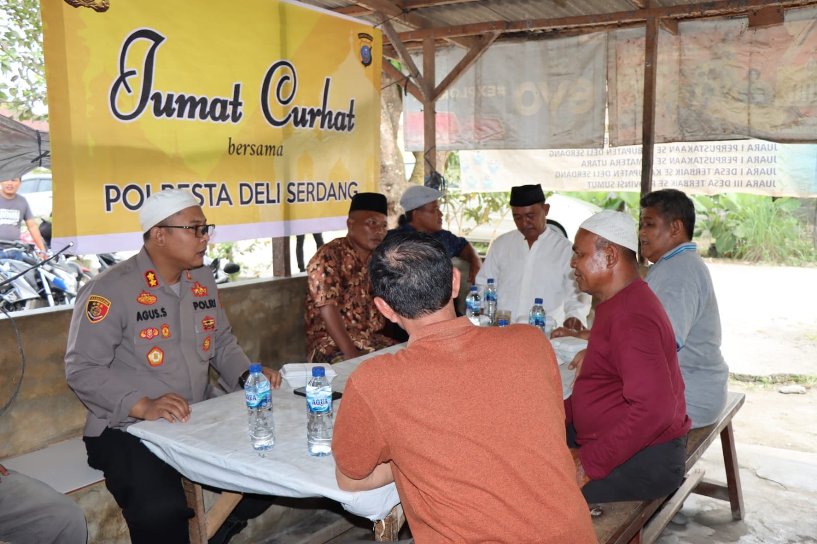 Jumat Curhat, Polresta Deli Serdang Sambangi Warga