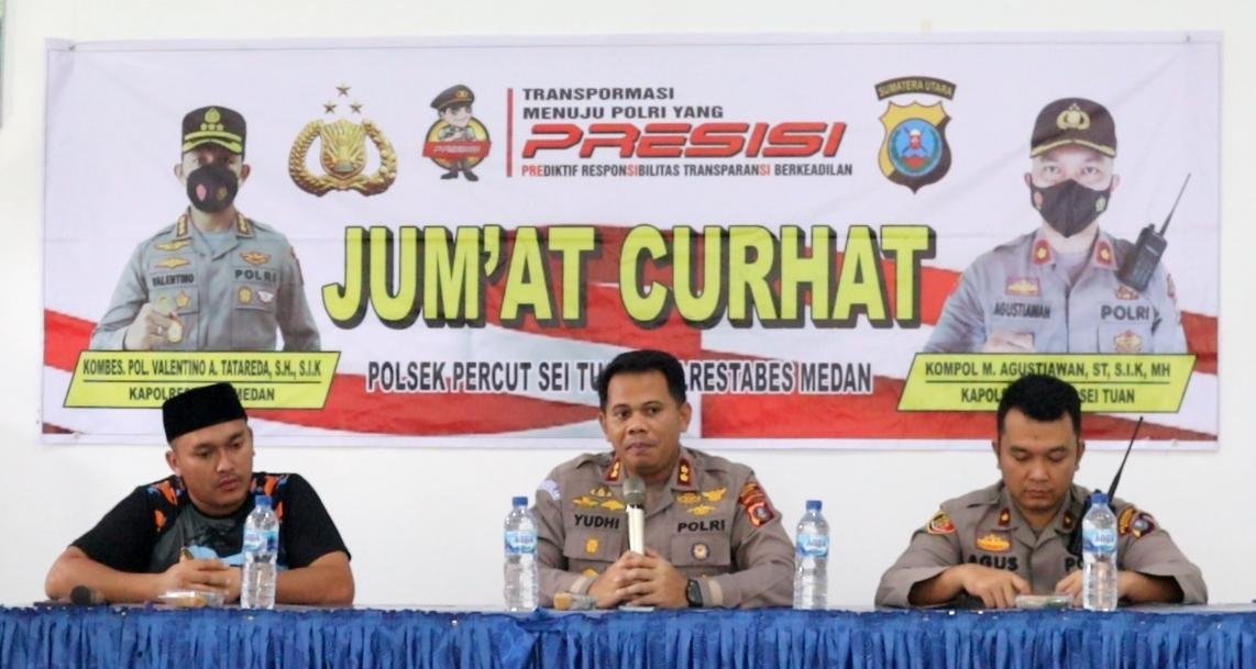 Jum'at Curhat Polsek Percut Sei Tuan