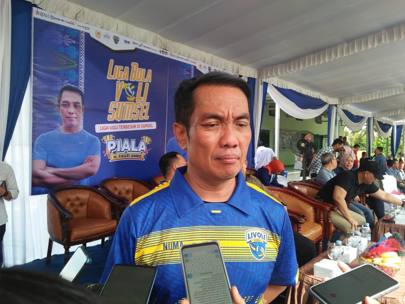 Liga Bola Voli Terbesar di Sumsel Piala H.Fauzi Amro