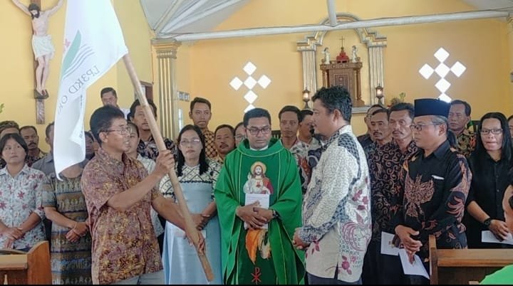 Bekerjasama Membangun Dinamika Hidup Beriman di Kabupaten OKI Sumsel melalui Lembaga Pesparani