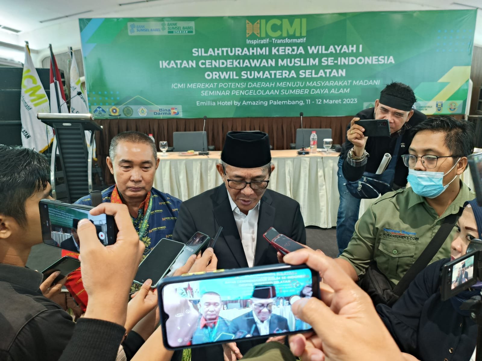 ICMI ORWIL Sumsel Gelar Silaturahmi Kerja Wilayah I