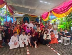 Tablo Penyaliban Yesus bersama OMK Gereja Santo Yoseph Palembang
