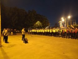Polresta Deli Serdang bersama TNI Giat Patroli Gabungan Skala Besar
