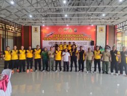 Polresta Deli Giat Apel Gabungan Sinergitas TNI-Polri