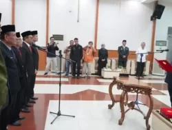 Sekda Muara Enim Lantik Pejabat Eselon II dan III Lingkup Pemkab Muara Enim