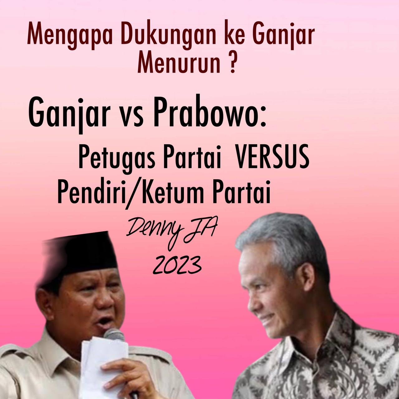 Mengapa Dukungan Kepada Ganjar Pranowo Menurun? Mengapa Dukungan Kepada Ganjar Pranowo Menurun?