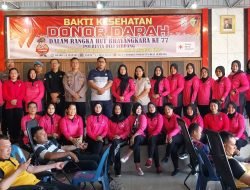 HUT Bhayangkara ke-77, Polresta Deli Serdang Gelar Donor Darah