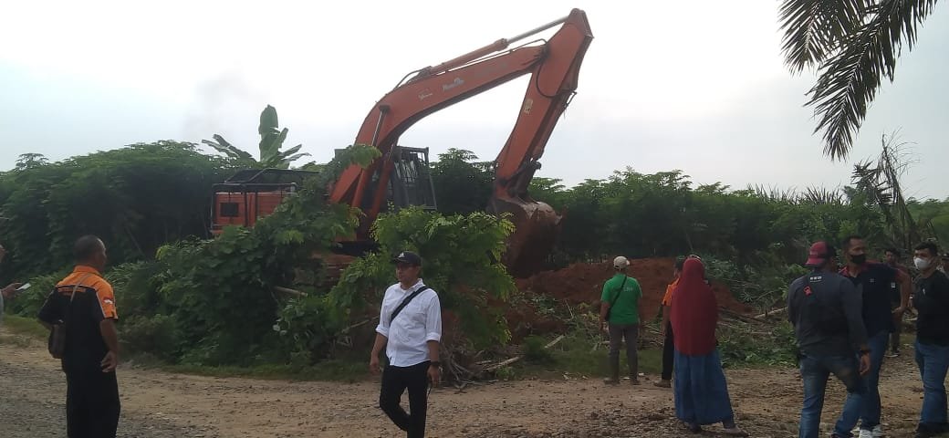 Pembersihan Areal HGU No.94 PTPN 2 Kebun Limau Mungkur Berlangsung Kondusif