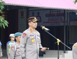 Polresta Deli Serdang Gelar Apel Pasukan Ops Patuh Toba 2023