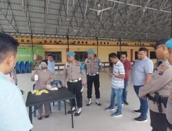 Propam Polresta Deli Serdang Laksanakan Test Urine Personil