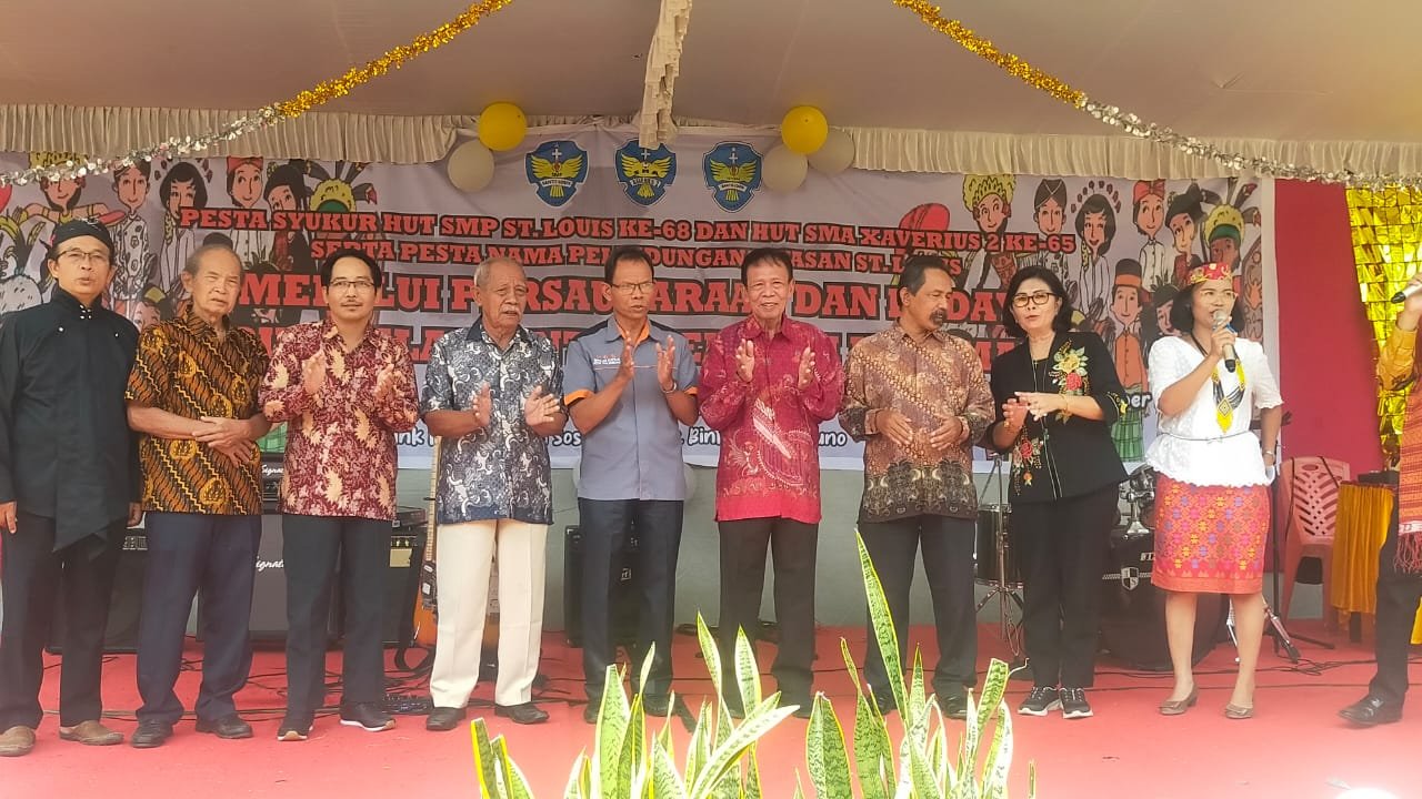 Persaudaran dan Budaya Melaju di Ulang Tahun SMP Santo Louis dan SMA Xaverius 2 Palembang