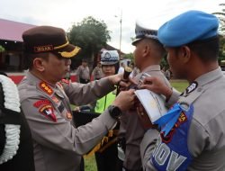 Kapolresta Deli Serdang Pimpin Apel Gelar Pasukan Ops Zebra Toba 2023
