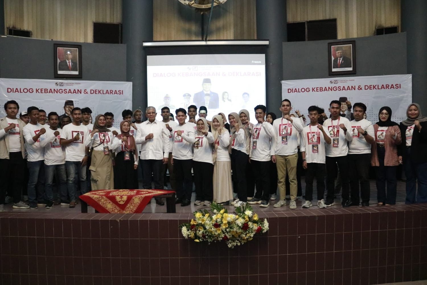 Ribuan Mahasiswa dan Pemuda DIY dan Jateng  Dukung Prabowo Subianto Sebagai Capres 2024
