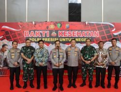 Wakapolri Tinjau Langsung Pelaksanaan Bhakti Kesehatan Polri Di Convention Hall Kab. Deli Serdang