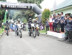 Dandim Lepas Trabas Bersama Kodim 0204/DS Menyambut HUT Ke-78 TNI