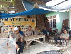Polsek Batang Kuis Polresta Deli Serdang Giat Jum’at Curhat